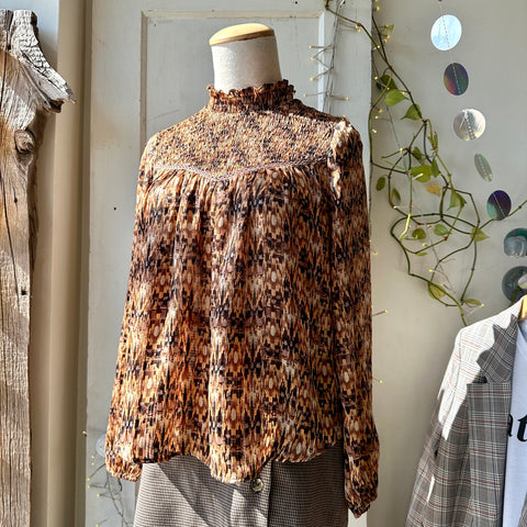 Gentle Fawn // Inez Top Ochre Glimmer