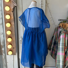 Noemiah // Tulip Dress Matisse Blue Silk