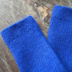 Billy Bamboo // Angora Wool Socks Sapphire