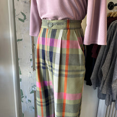 Eve Gravel // Samsi Pants Pink Tartan