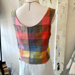 Ferris // Box Tank Rainbow Check