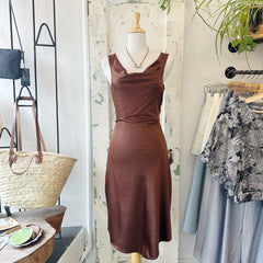 Late by Pink Martini // Aurora Dress Brown