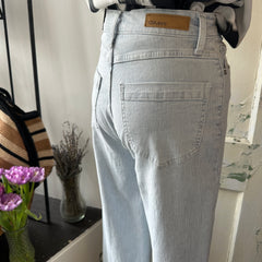 Yoga Jeans // Lily Wide Pinestripe Jeans Selena