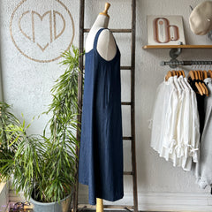 Birds of North America // Firecrest Jumpsuit Dark Wash
