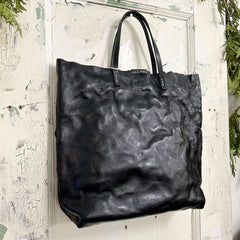 Uppdoo // Journey Crumpled Tote Black