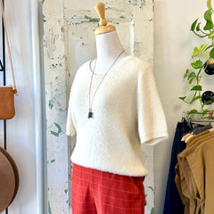 Pink Martini // Addison Sweater White