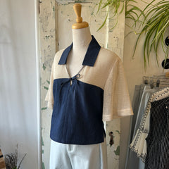 Dagg & Stacey // Havelock Top Dark Denim