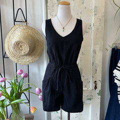 Cokluch // Shamsa Playsuit Black