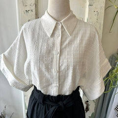 Eve Gravel // Lexie Shirt White
