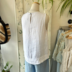 Yoga Jeans // Francesca Top Blanco