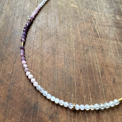 Hailey Gerrits // Alora Necklace Lepidolite