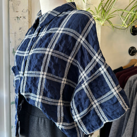 Eve Gravel // Jetta Top Navy