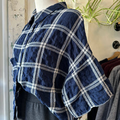 Eve Gravel // Jetta Top Navy