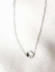 Hawkly // Adobe Chain Link Necklace Silver
