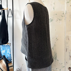 Jennifer Glasgow // Deva Top Black Stripe