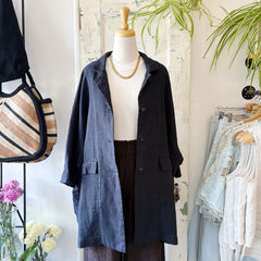 Naïf // Lilia Jacket Navy Linen