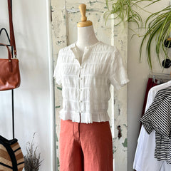 Mus and BomBon // Bruma Blouse White