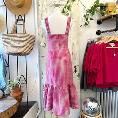 Allison Wonderland // Calista Dress Pink Gingham