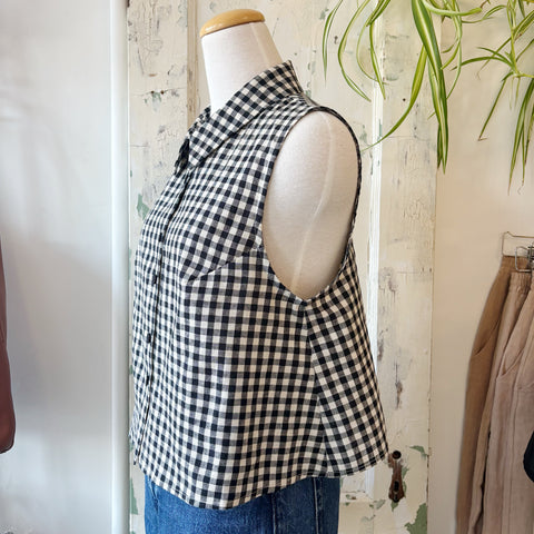 Eve Gravel // Nikki Top Natural Check