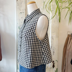 Eve Gravel // Nikki Top Natural Check