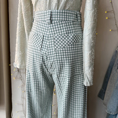 Birds of North America // Gannet Pants Sage Gingham