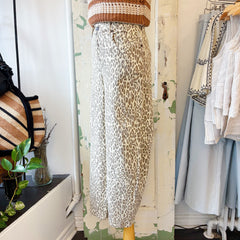 Yoga Jeans // Cher Leopard Barrel Jeans
