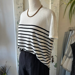 Naïf // Noella Top Ivory/Black