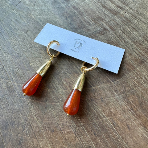 Clover and Coast //  Gold Plated Fringe Earrings