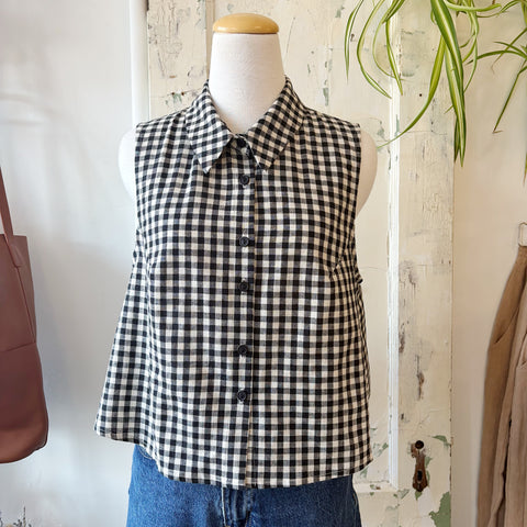 Eve Gravel // Nikki Top Natural Check
