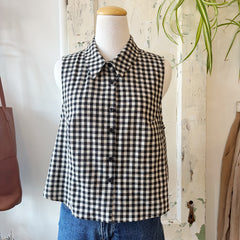 Eve Gravel // Nikki Top Natural Check