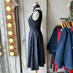 Birds of North America // Honey Buzzard Dress Dark Wash