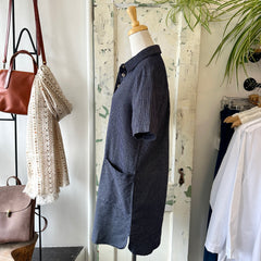 Indi & Cold // Indigo Striped Cotton Dress