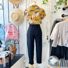 Meemoza // Maelle Vegan Linen Pants Black *Last Size XS