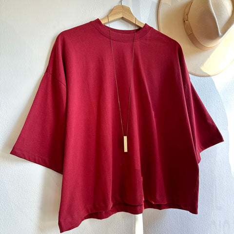 Minimum // Mira T-Shirt Merlot