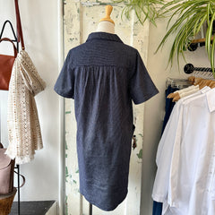 Indi & Cold // Indigo Striped Cotton Dress