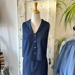 Dagg & Stacey // Muir Button Up Dark Denim