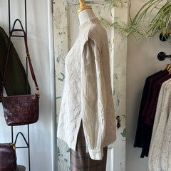 Indi & Cold // Crochet Vest Ivory