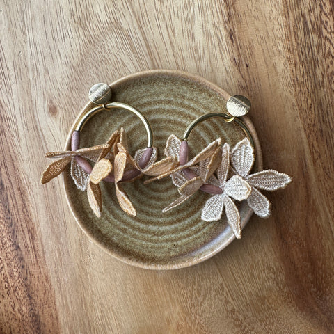 Clover and Coast //  Gold Geometric Hoop