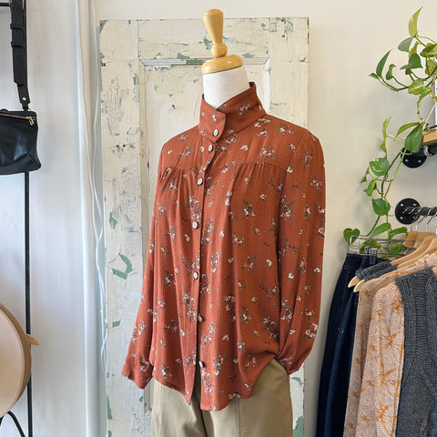 Dagg & Stacey // Sloane Button Up Cinnamon Floral