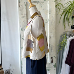 Eve Gravel // Nikki Top Yellow Gold