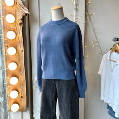 Minimum // Mikala Cotton Pullover Blue Horizon