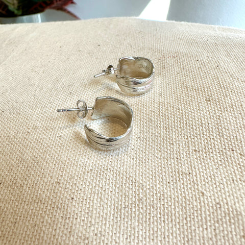 Hawkly // Element Hoops Earrings Sterling Silver