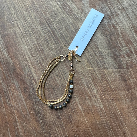 Hailey Gerrits // Atlas Necklace Avocado Jasper