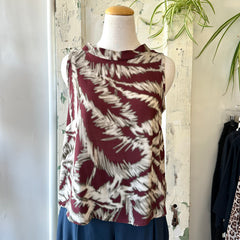 Bodybag by Jude // Pacifica Top Burgundy Palm
