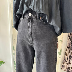 Dr. Denim // Echo Straight Leg Jeans Tar Retro Black