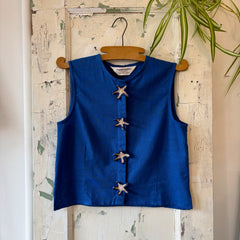 Compania Fantastica // Navy Blue Top Starfish Buttons