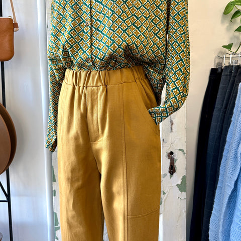 Eve Gravel // Napoli Pant Honey
