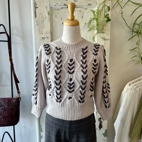 Pink Martini // Terrace Sweater Beige