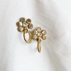Hawkly // Blossom Mini Earrings Bronze