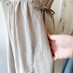 We Are Stories // Dahlia Dress Sand Stripe